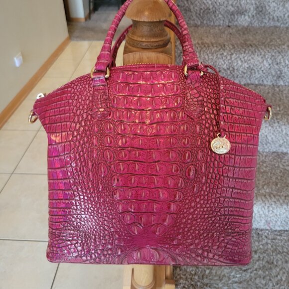BRAHMIN Large Duxbury - PINK POTION -NEW - FREE SHIPPING - Picture 2 of 13